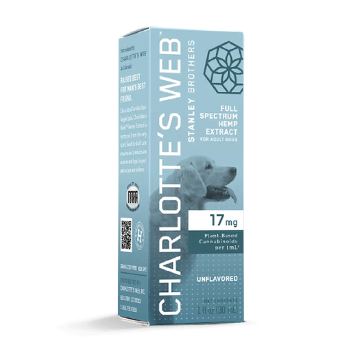 CHARLOTTE’S WEB | FULL SPECTRUM CBD FOR DOGS UNFLAVORED | 17MG-30ML