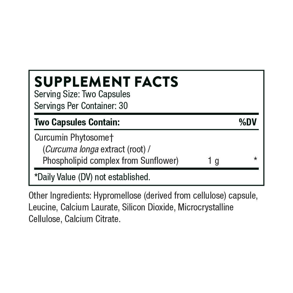 Curcumin Phytosome Meriva 60 caps - FAR HILLS PHARMACY STORE