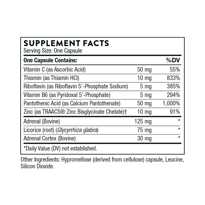 Adrenal Cortex 60 Caps - FAR HILLS PHARMACY STORE