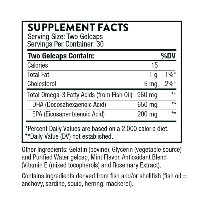 Prenatal DHA 60 Gelcaps - FAR HILLS PHARMACY STORE