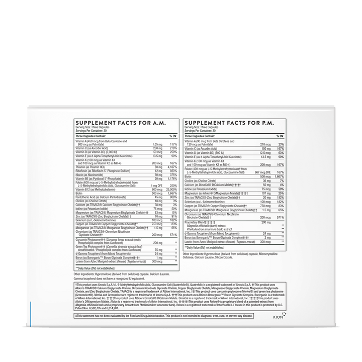 Multi-Vitamin Elite A.M. P.M NSF 1 Kit - FAR HILLS PHARMACY STORE